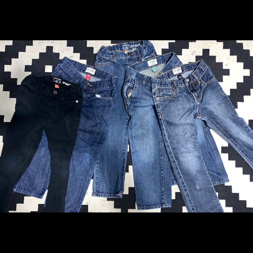 6 pair 5/5T Childrens Place jeans